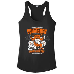 Sorinex Presents Squatober Squats Never Stop Ladies PosiCharge Competitor Racerback Tank