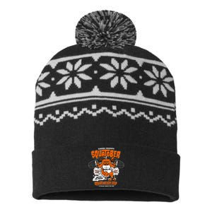 Sorinex Presents Squatober Squats Never Stop USA-Made Snowflake Beanie