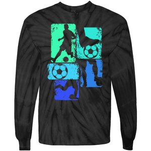 Soccer Player Tie-Dye Long Sleeve Shirt