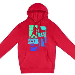 Soccer Player Premium Pullover Hoodie