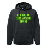 Saint Patricks Shenanigans Performance Fleece Hoodie