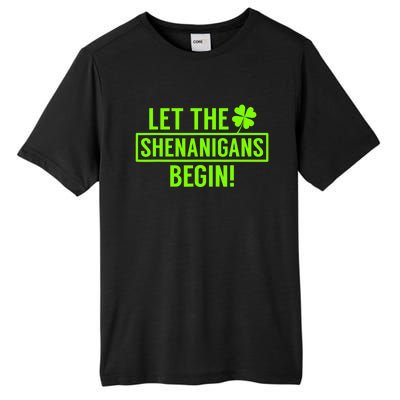 Saint Patricks Shenanigans Tall Fusion ChromaSoft Performance T-Shirt