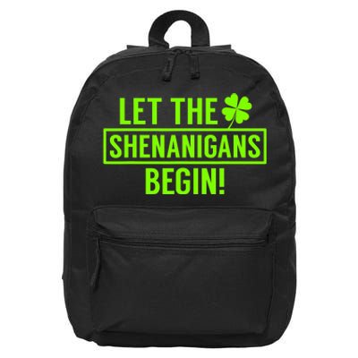 Saint Patricks Shenanigans 16 in Basic Backpack