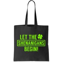 Saint Patricks Shenanigans Tote Bag