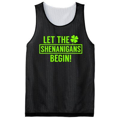 Saint Patricks Shenanigans Mesh Reversible Basketball Jersey Tank