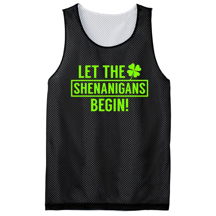 Saint Patricks Shenanigans Mesh Reversible Basketball Jersey Tank