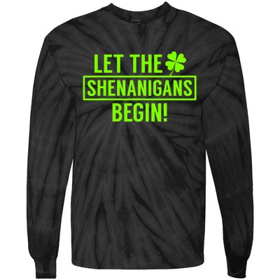 Saint Patricks Shenanigans Tie-Dye Long Sleeve Shirt