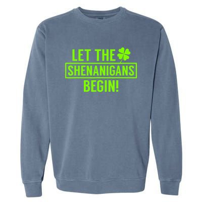 Saint Patricks Shenanigans Garment-Dyed Sweatshirt