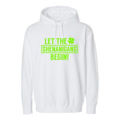 Saint Patricks Shenanigans Garment-Dyed Fleece Hoodie