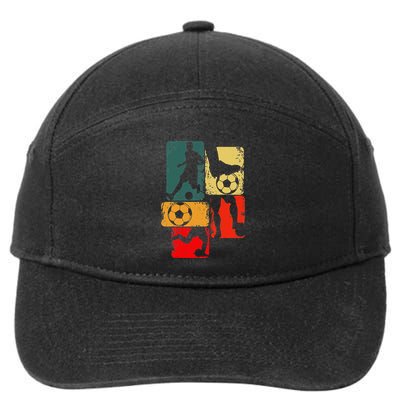 Soccer Player 7-Panel Snapback Hat