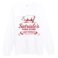 Satriale’s Pork Store Kearny New Jersey Premium Crewneck Sweatshirt