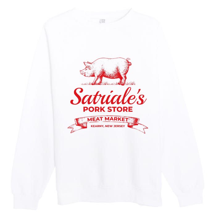 Satriale’s Pork Store Kearny New Jersey Premium Crewneck Sweatshirt