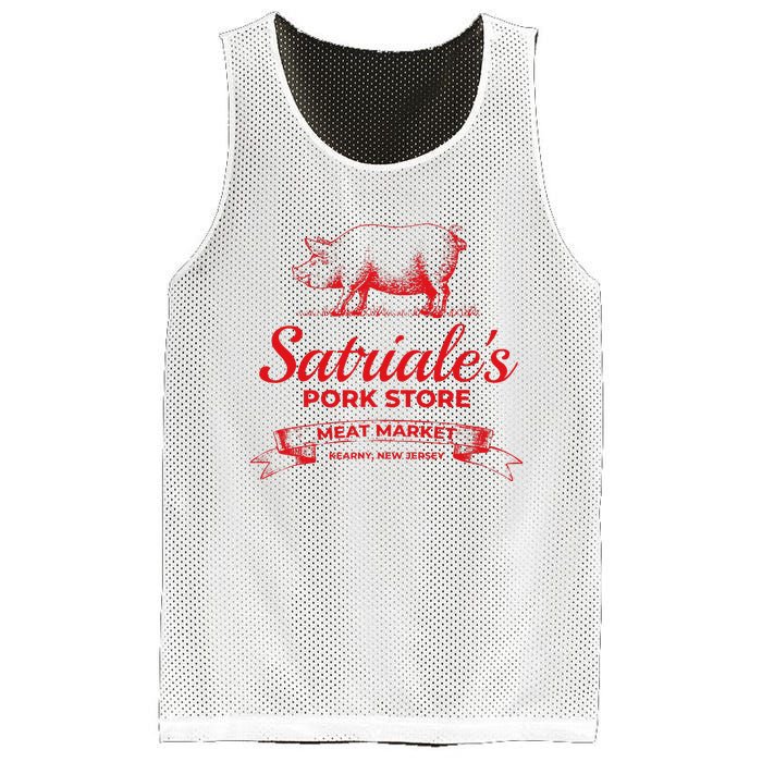 Satriale’s Pork Store Kearny New Jersey Mesh Reversible Basketball Jersey Tank