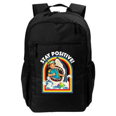 Stay Positive Shark Lover Wildlife Ocean Sea Animal Lover Backpack