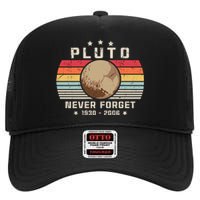 Stars Pluto High Crown Mesh Back Trucker Hat