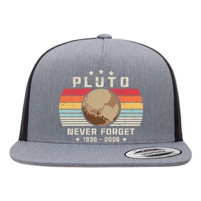 Stars Pluto Flat Bill Trucker Hat