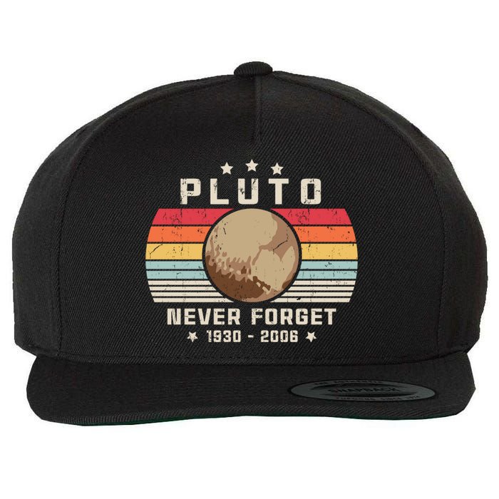 Stars Pluto Wool Snapback Cap