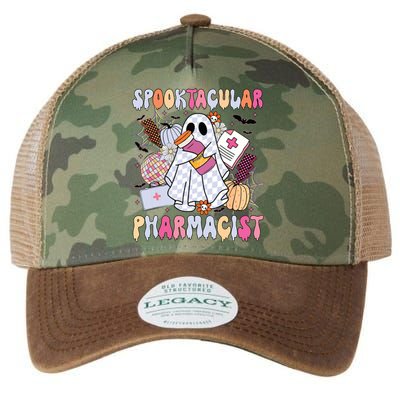 Spooktacular Pharmacist Spooky Halloween Pharmacy Week Legacy Tie Dye Trucker Hat