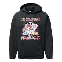 Spooktacular Pharmacist Spooky Halloween Pharmacy Week Performance Fleece Hoodie