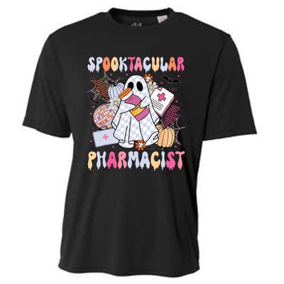 Spooktacular Pharmacist Spooky Halloween Pharmacy Week Cooling Performance Crew T-Shirt