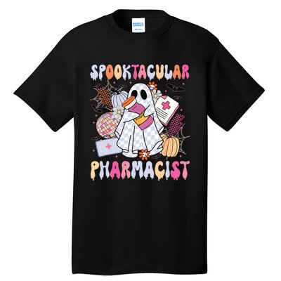 Spooktacular Pharmacist Spooky Halloween Pharmacy Week Tall T-Shirt