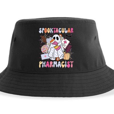 Spooktacular Pharmacist Spooky Halloween Pharmacy Week Sustainable Bucket Hat