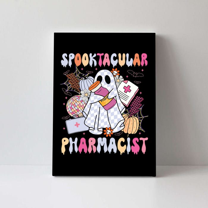 Spooktacular Pharmacist Spooky Halloween Pharmacy Week Canvas