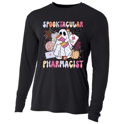 Spooktacular Pharmacist Spooky Halloween Pharmacy Week Cooling Performance Long Sleeve Crew