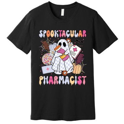 Spooktacular Pharmacist Spooky Halloween Pharmacy Week Premium T-Shirt