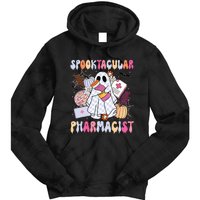 Spooktacular Pharmacist Spooky Halloween Pharmacy Week Tie Dye Hoodie