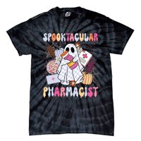 Spooktacular Pharmacist Spooky Halloween Pharmacy Week Tie-Dye T-Shirt