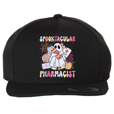 Spooktacular Pharmacist Spooky Halloween Pharmacy Week Wool Snapback Cap