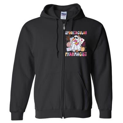 Spooktacular Pharmacist Spooky Halloween Pharmacy Week Full Zip Hoodie