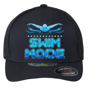 Swimming Pool Sport Swimmer Swim Team Open Waters Flexfit Unipanel Trucker Cap