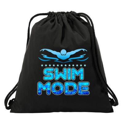 Swimming Pool Sport Swimmer Swim Team Open Waters Drawstring Bag