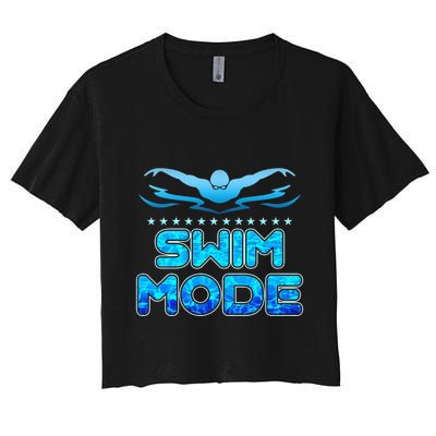 Swimming Pool Sport Swimmer Swim Team Open Waters Crop Top