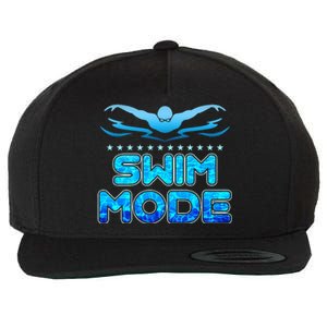 Swimming Pool Sport Swimmer Swim Team Open Waters Wool Snapback Cap