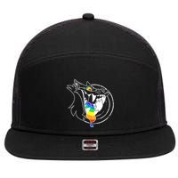 Slosh.Dog Prismaw 7 Panel Mesh Trucker Snapback Hat