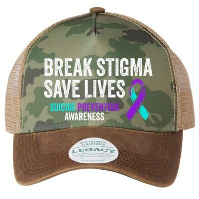 Suicide Prevention Support Break Stigma Suicide Awareness Legacy Tie Dye Trucker Hat
