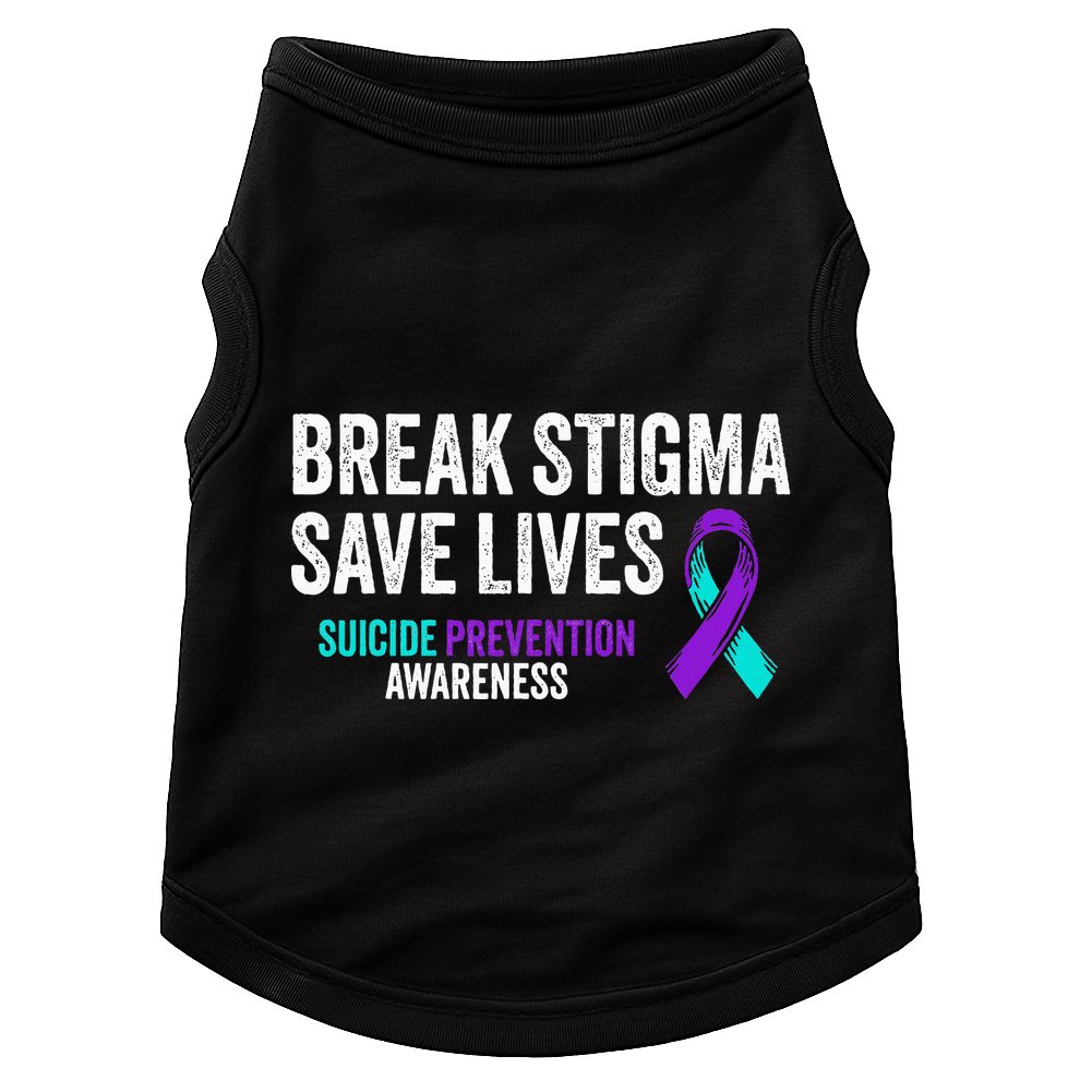 Suicide Prevention Support Break Stigma Suicide Awareness Doggie Tank