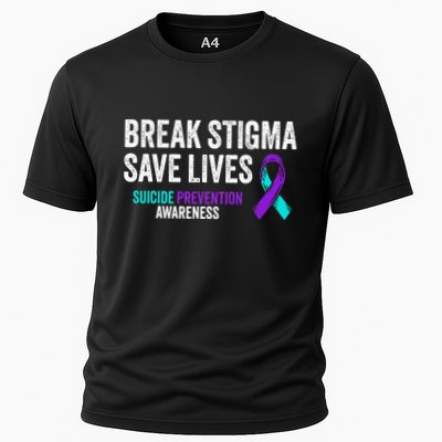 Suicide Prevention Support Break Stigma Suicide Awareness Performance Shirt