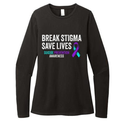 Suicide Prevention Support Break Stigma Suicide Awareness Womens CVC Long Sleeve Shirt