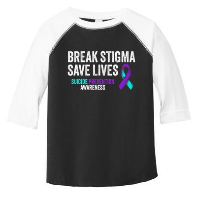 Suicide Prevention Support Break Stigma Suicide Awareness Toddler Fine Jersey T-Shirt