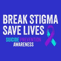 Suicide Prevention Support Break Stigma Suicide Awareness 16 in Basic Backpack