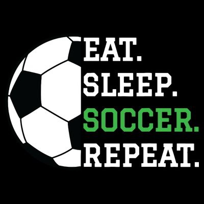 Soccer Player Soccer Lover Eat Sleep Soccer Repeat T-Shirt