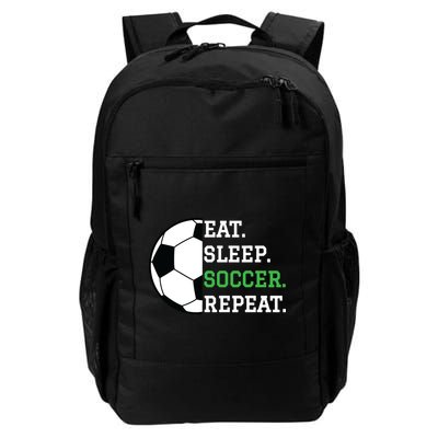 Soccer Player Soccer Lover Eat Sleep Soccer Repeat Backpack