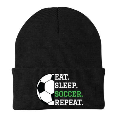 Soccer Player Soccer Lover Eat Sleep Soccer Repeat Beanie