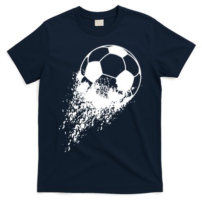Soccer Player Sports Vintage Men Boy Soccer Ball T-Shirt