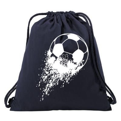 Soccer Player Sports Vintage Men Boy Soccer Ball Drawstring Bag