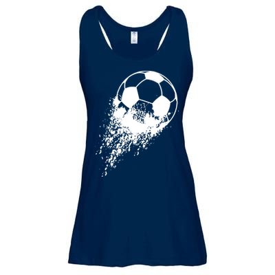 Soccer Player Sports Vintage Men Boy Soccer Ball Ladies Essential Flowy Tank